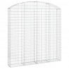 Cesto gabião arqueado 200x30x200/220 cm ferro galvanizado 2