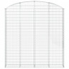 Cesto gabião arqueado 200x30x200/220 cm ferro galvanizado 3