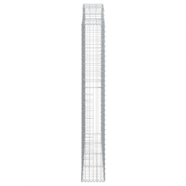 Cesta gaviones forma arco hierro galvanizado 200x30x200/220 cm M 4