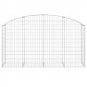 Cesto gabião arqueado 200x50x100/120 cm ferro galvanizado 3
