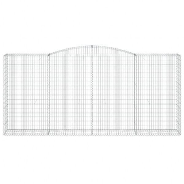 Cesta gaviones forma arco hierro galvanizado 400x50x180/200 cm M 3