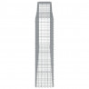 Cesto gabião arqueado 400x50x180/200 cm ferro galvanizado 4
