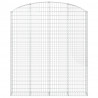 Cesto gabião arqueado 200x30x220/240 cm ferro galvanizado 3