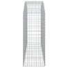 Cesto gabião arqueado 200x50x120/140 cm ferro galvanizado 4