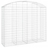 Cesto gabião arqueado 200x50x160/180 cm ferro galvanizado 2