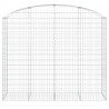 Cesto gabião arqueado 200x50x160/180 cm ferro galvanizado 3