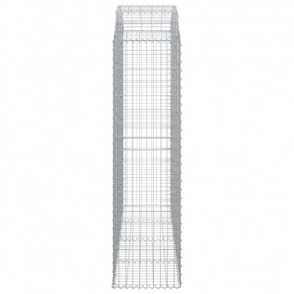 Cesta gaviones forma arco hierro galvanizado 200x50x180/200 cm M 4