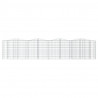 Arriate de gaviones forma arco hierro galvanizado 400x50x100cm 3