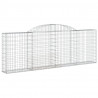 Cesta gaviones forma arco hierro galvanizado 300x30x100/120 cm 2