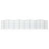 Arriate de gaviones forma arco hierro galvanizado 400x100x100cm 3
