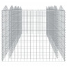 Arriate de gaviones forma arco hierro galvanizado 400x100x100cm 4