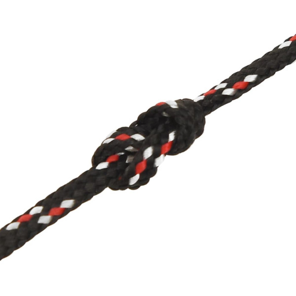 Corda de barco 2 mm 100 m polipropileno preto M 5