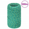 Cuerda de barco polipropileno verde 2 mm 500 m 1