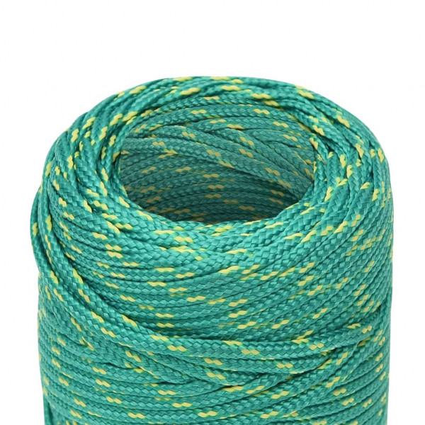 Corda de barco 2 mm 500 m polipropileno verde M 4