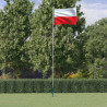 Mástil y bandera de Polonia aluminio 6.23 m 1
