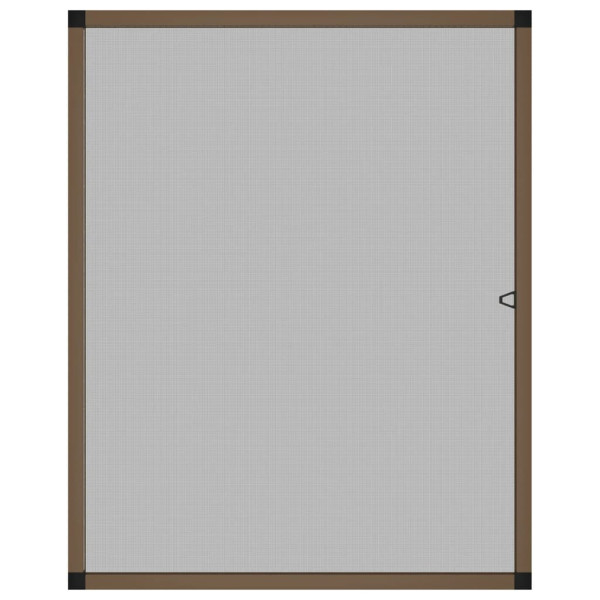Tela anti-insetos para janelas 80x100 cm castanho M 3