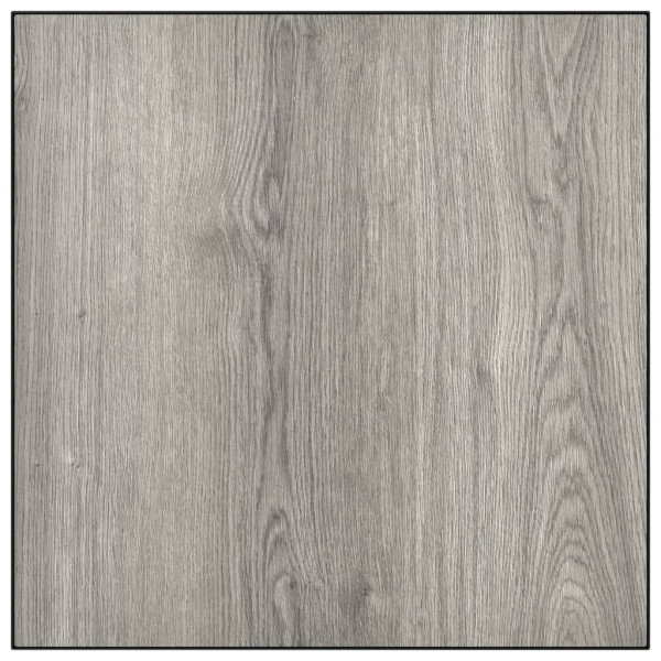 Mesa de centro de jardín DPC y acero gris 55x55x31 cm M 5