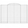 Cesto gabião arqueado 300x50x200/220 cm ferro galvanizado 3