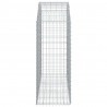 Cesto gabião arqueado 150x50x120/140 cm ferro galvanizado 4