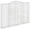 Cesto gabião arqueado 300x30x200/220 cm ferro galvanizado 2