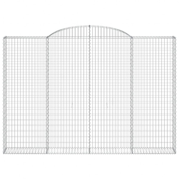 Cesta gaviones forma arco hierro galvanizado 300x30x200/220 cm M 3