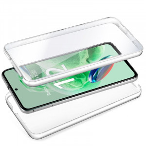 Fundação COOL Silicone 3D para Xiaomi Redmi Nota 12 5G / Poco X5 5G (Border Transparent + Trash) H