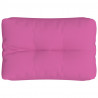 Cojín para sofá de palets tela rosa 60x40x12 cm 4