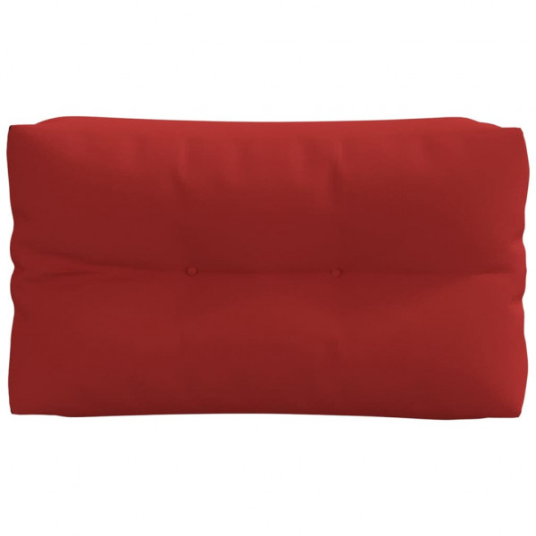 Almofadões de paletes 2 pcs tecido vermelho M 3