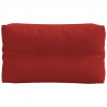 Almofadões de paletes 2 pcs tecido vermelho 3