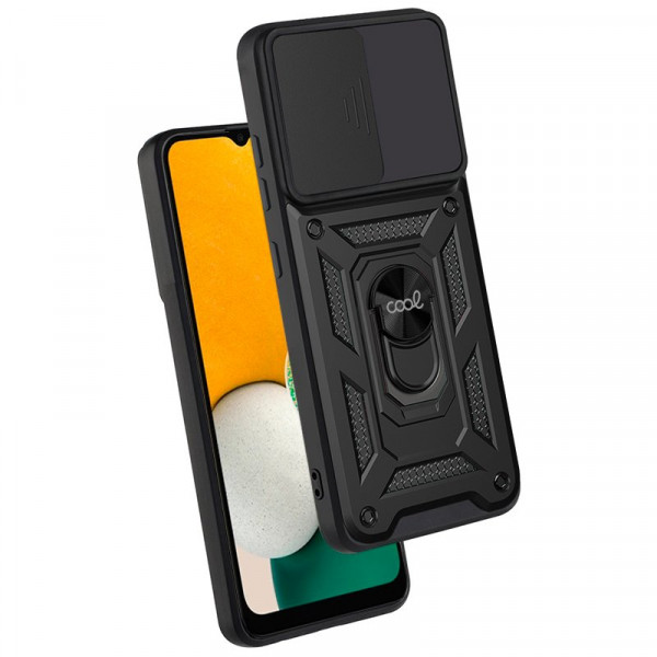 Carcasa COOL para Samsung A136 Galaxy A13 5G / A04s Hard Ring Negro M 3