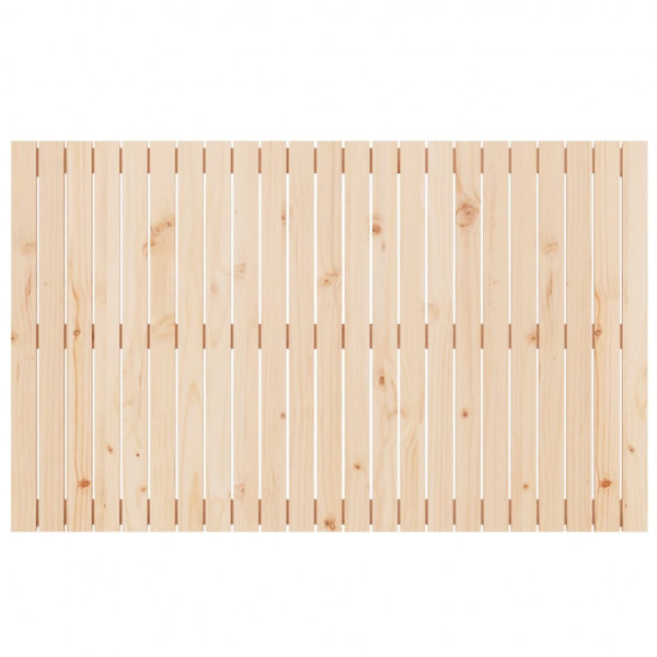 Cabecero de cama de pared madera maciza de pino 147x3x90 cm M 4
