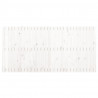 Cabecero de cama de pared madera maciza pino blanco 185x3x90 cm 4