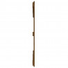 Cabeceira de parede 159.5x3x90 cm pinho maciço castanho-mel 5