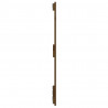 Cabecero cama pared madera maciza pino marrón miel 185x3x90 cm 5