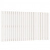 Cabecero de cama pared madera maciza pino blanco 159.5x3x90 cm 2