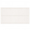 Cabecero de cama pared madera maciza pino blanco 159.5x3x90 cm 4
