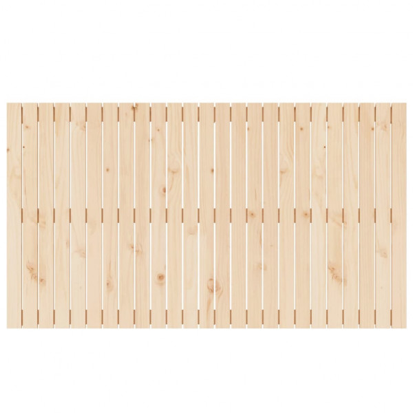 Cabecero de cama de pared madera maciza de pino 159.5x3x90 cm M 4
