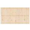 Cabecero de cama de pared madera maciza de pino 159.5x3x90 cm 4