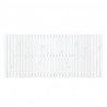 Cabecero de cama pared madera maciza pino blanco 204x3x90 cm 4