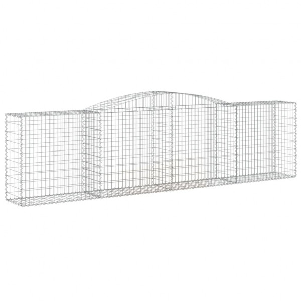 Cestos gabião arqueados 10 pcs 400x50x100/120 ferro galvanizado M 3