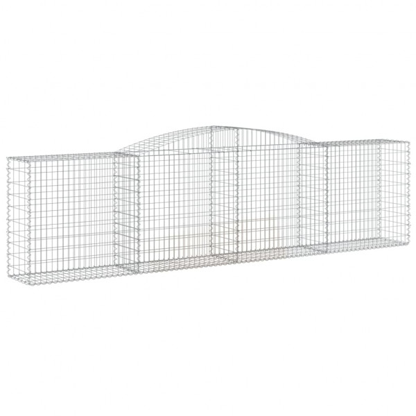 Cestos gabião arqueados 8pcs 400x50x100/120cm ferro galvanizado M 3
