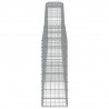 Cestos gabião arqueados 10pcs 400x30x80/100cm ferro galvanizado 5