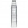 Cestos gabião arqueados 5pcs 400x30x100/120cm ferro galvanizado 5