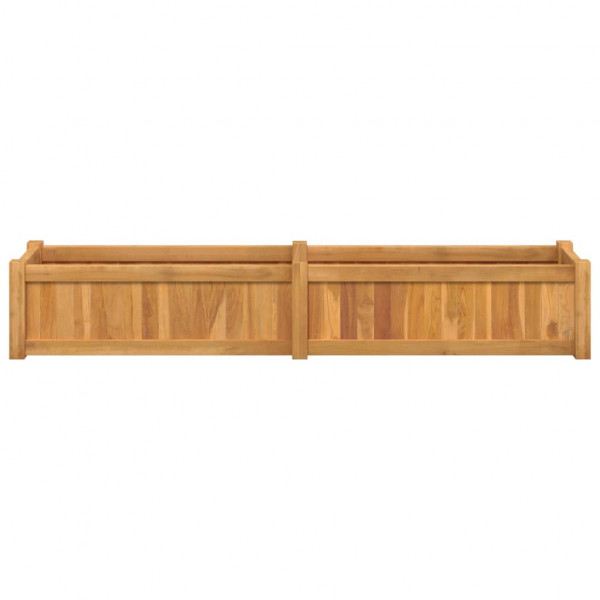 Arriate de madera maciza de teca 150x30x25 cm M 4