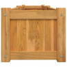 Arriate de madera maciza de teca 150x30x25 cm 5