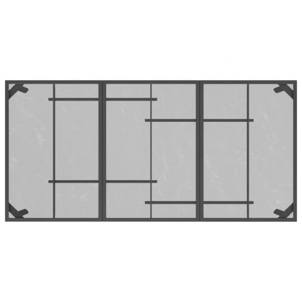 Mesa de jardim 165x80x72 cm malha de aço antracite M 5