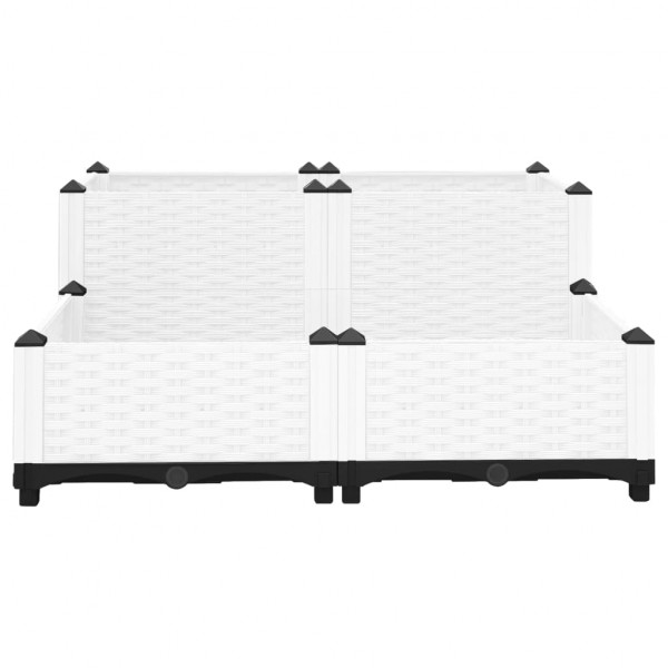 Canteiro elevado 80x80x38 cm polipropileno M 3