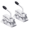Braçadeiras de roda jóquei 2 pcs 13.5x6.5x14 cm aço galvanizado 1