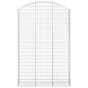 Cesta gaviones forma arco hierro galvanizado 150x30x220/240 cm 3