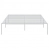 Estrutura de cama de metal 120x190 cm branco 5